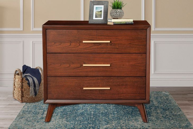 Arden Walnut 3 Drawers Small Chest