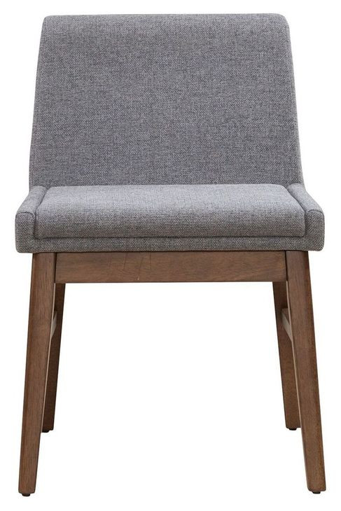 Smart Living Gray Upholstered Side Chair Set of 2