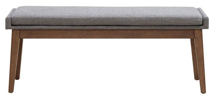 Smart Living Gray Upholstered 47" Dining Bench
