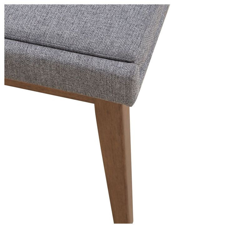 Smart Living Gray Upholstered 47" Dining Bench