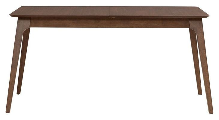 Smart Living Satin Walnut 75" Extendable Rectangular Dining Table
