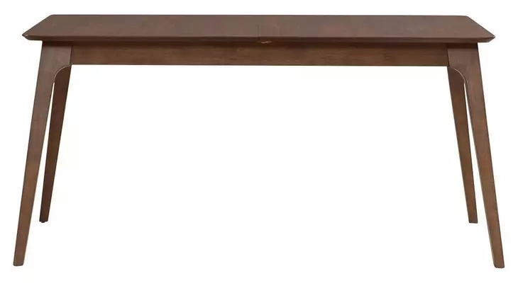 Smart Living Satin Walnut 75" Extendable Rectangular Dining Table