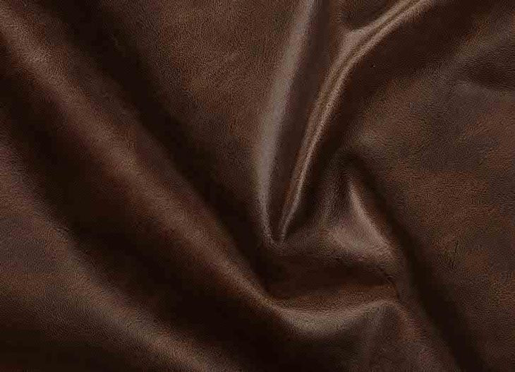 Capton Russet Leather Upholstered Accent Chair