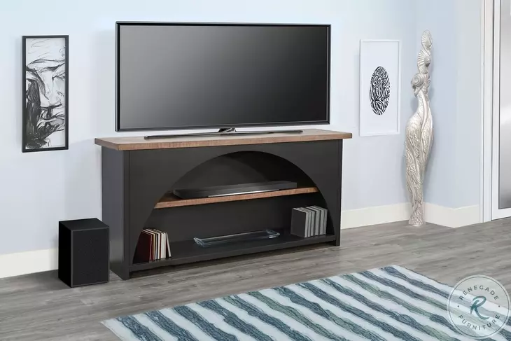 Savelle Black 72" Console Table