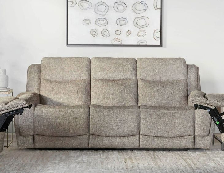 Perriton Frappe Zero Gravity 90" Power Reclining Sofa With Heat And Massage