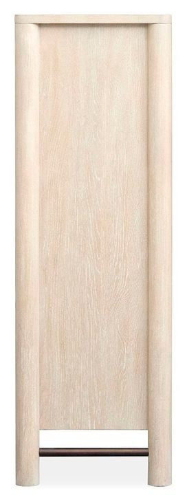 Amber Coast Sanibel Brown and Cream Upholstered Panel Bedroom Set