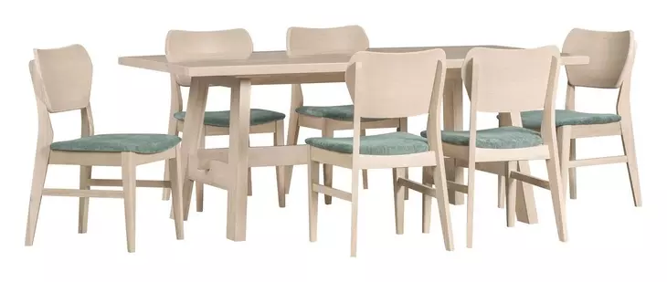 West End Sage Green and Natural Maple Upholstered Ladder Back Side Chair Set of 2