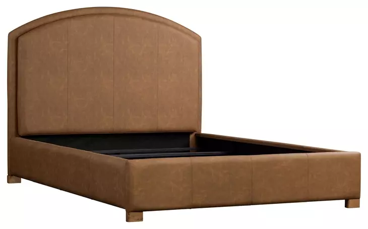 Jackson Brown Queen Upholstered Panel Bed