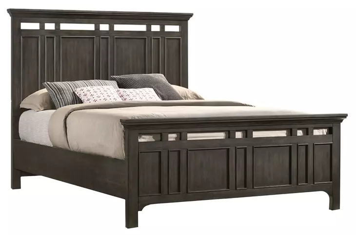 Hawthorne Burnished Clay Queen Panel Bed