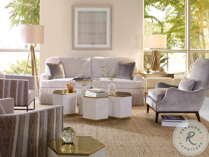 Claren Bronze And Grey Bunching Cocktail Table