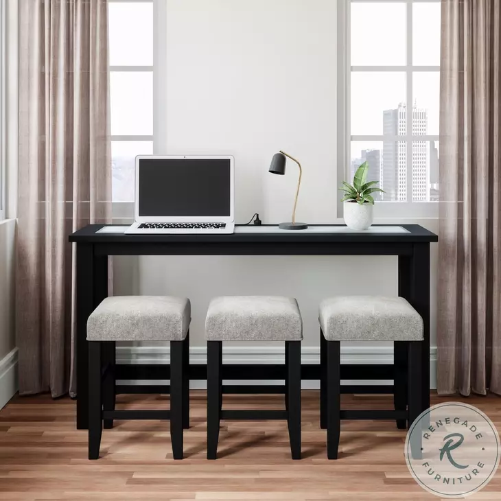 Urban Icon Black Counter Height Dining Set