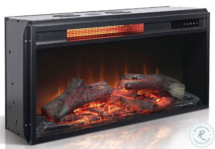 Maple Haze Black 28" Log Fireplace Insert
