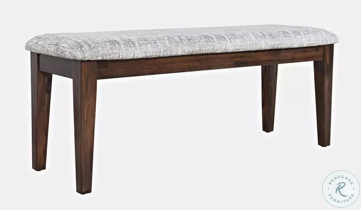 Urban Icon Merlot Upholstered Bench