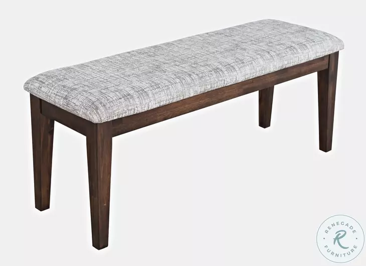 Urban Icon Merlot Upholstered Bench