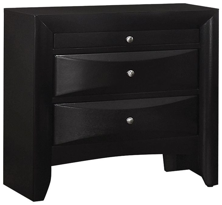 Briana Black Nightstand