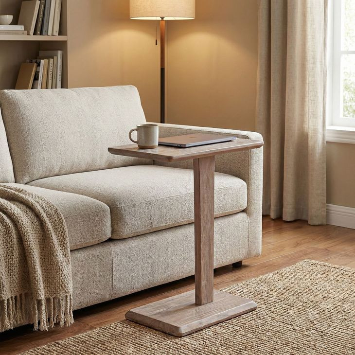 Maven Oak Grove Rectangular Laptop Table