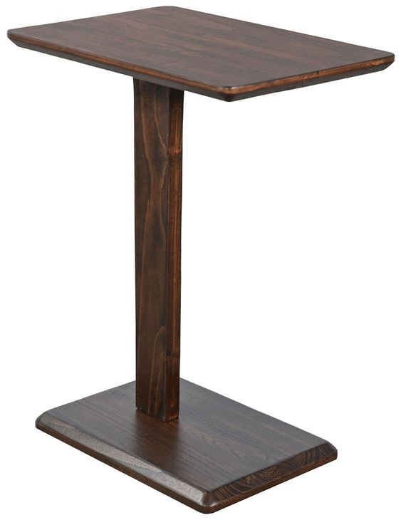 Maven Walnut Rectangular Laptop Table