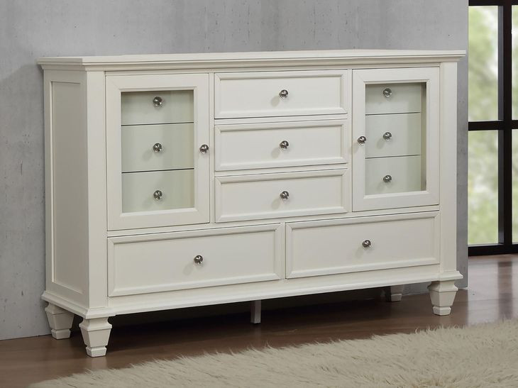 Sandy White Dresser