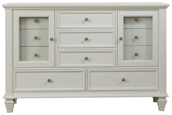 Sandy White Dresser
