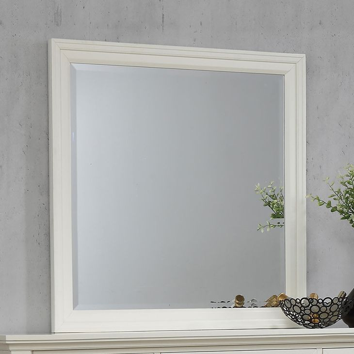 Sandy White Mirror