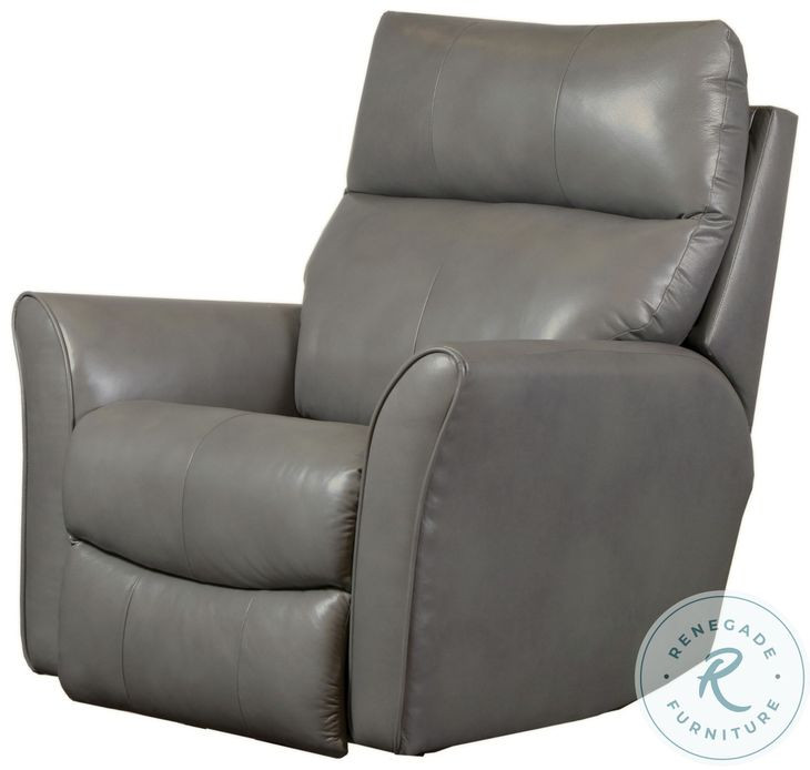 Stardust Valentino Granite Leather Wall Hugger Recliner