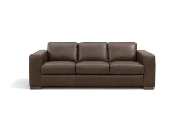 Inglewood Vintage Brown Cigar Leather 91" Queen Sleeper Sofa