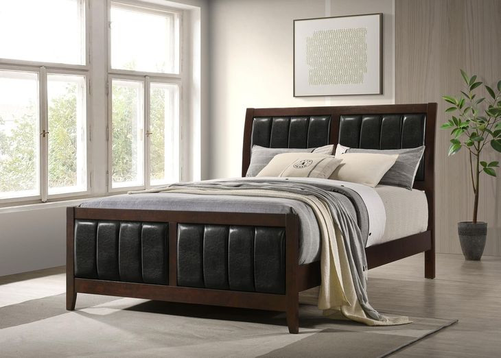 Carlton Cappuccino Queen Panel Bed