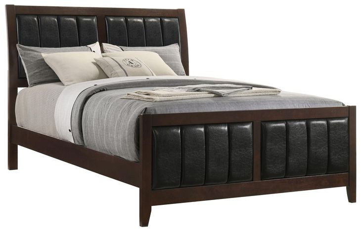 Carlton Cappuccino Queen Panel Bed