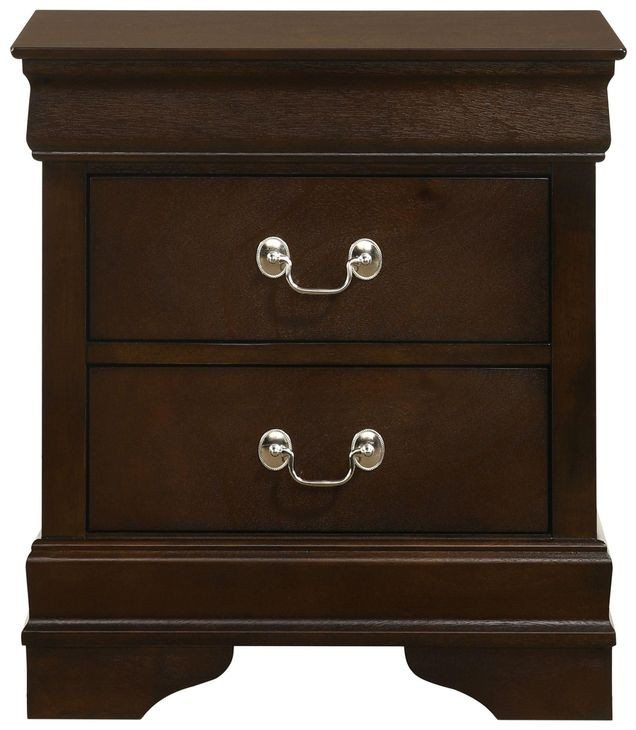 Louis Philippe Cappuccino Nightstand