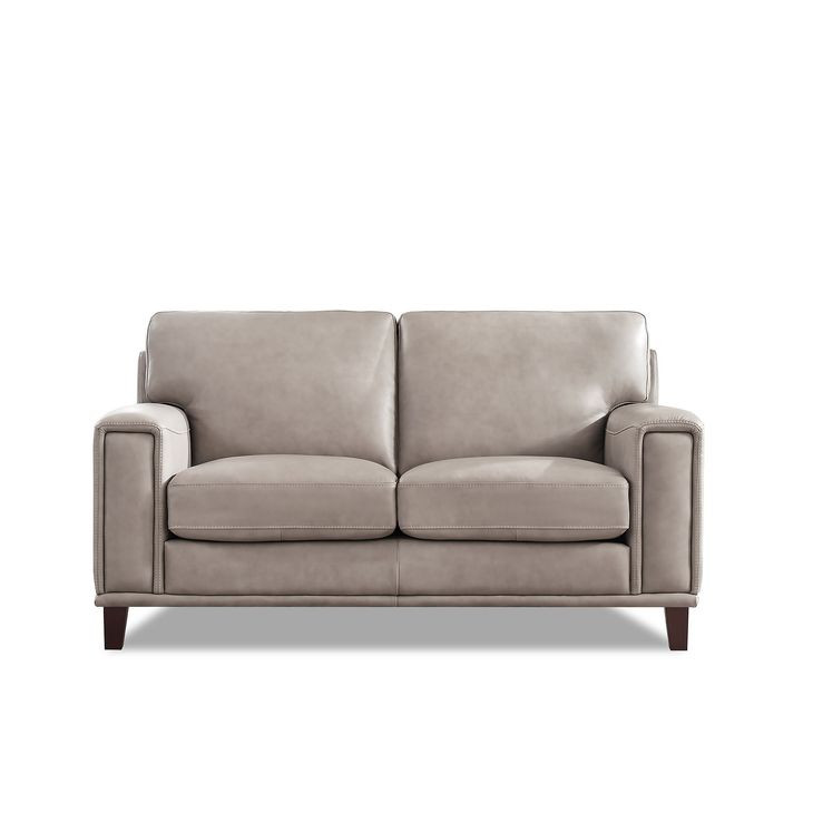 Halwyn Stone Leather 65" Loveseat