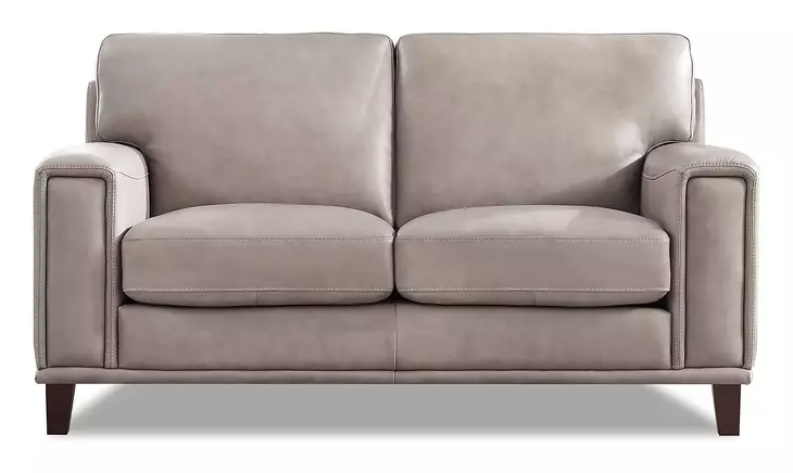 Halwyn Stone Leather 65" Loveseat