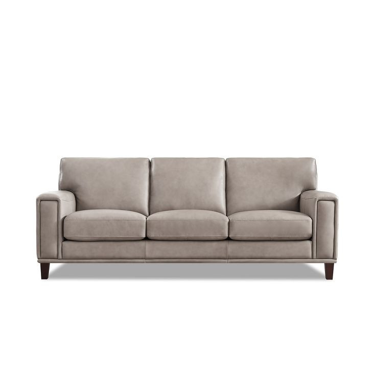 Halwyn Stone Leather 89" Sofa