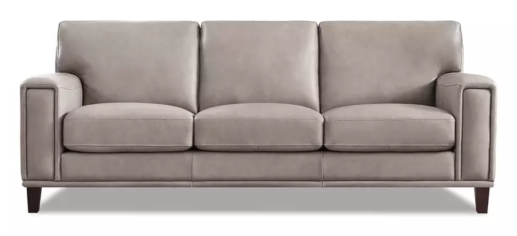 Halwyn Stone Leather 89" Sofa