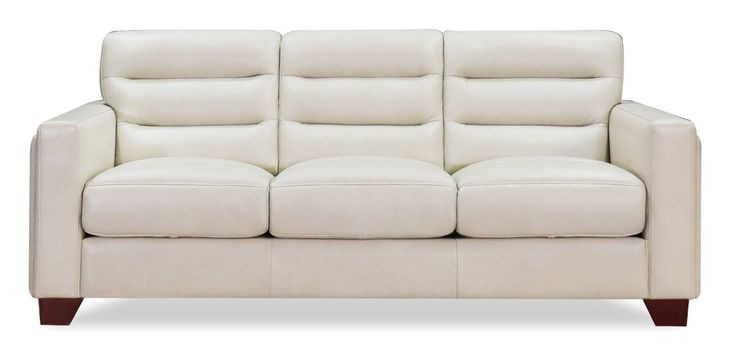 Montell Natural Leather 84" Sofa
