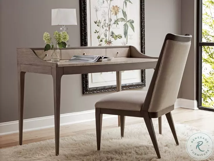 Signature Designs Bleached Olive Ash And White Oak Mercury Desk