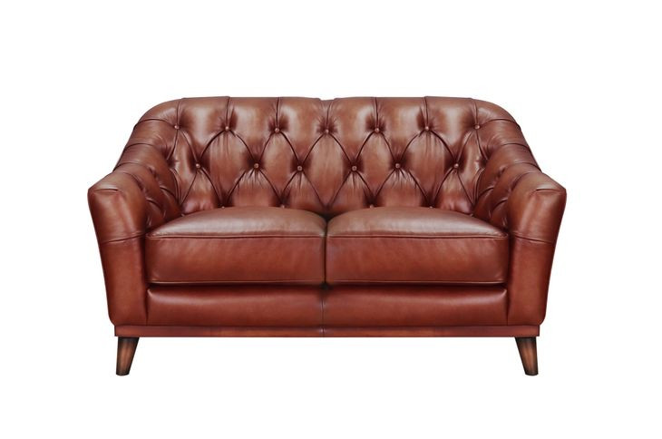Lorwell Mocha Leather 61" Loveseat