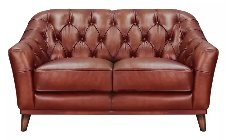 Lorwell Mocha Leather 61" Loveseat