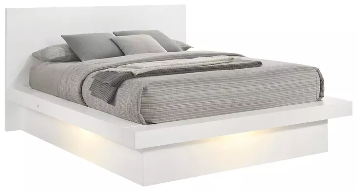 Jessica White King Platform Bed
