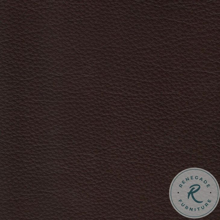 Ironvale Chestnut Leather Upholstered Accent Chair