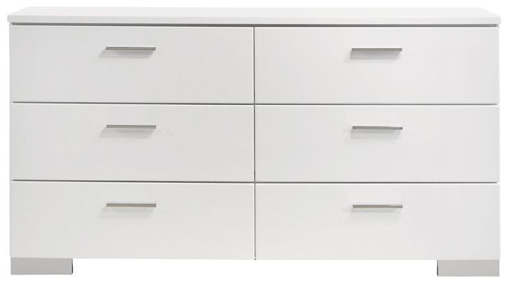 Felicity Gloss White Dresser