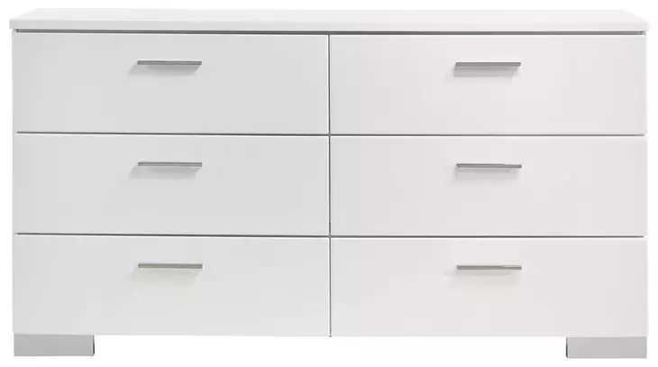 Felicity Gloss White Dresser
