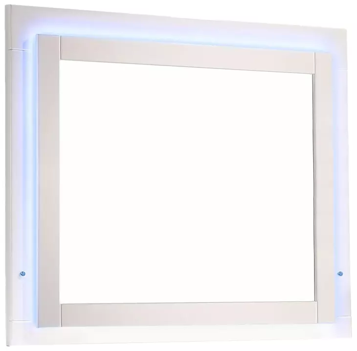 Felicity Gloss White LED Mirror