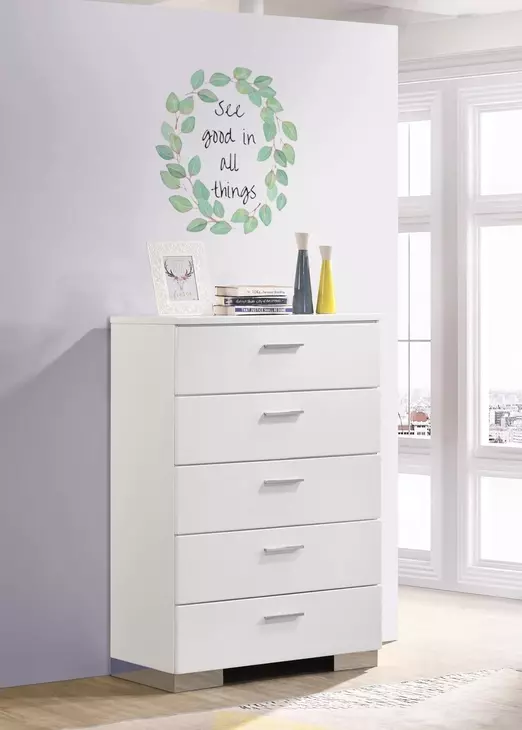 Felicity Gloss White Chest