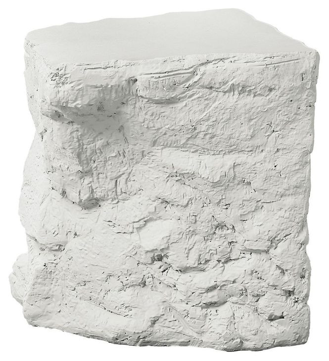 4116 White Square Accent Table