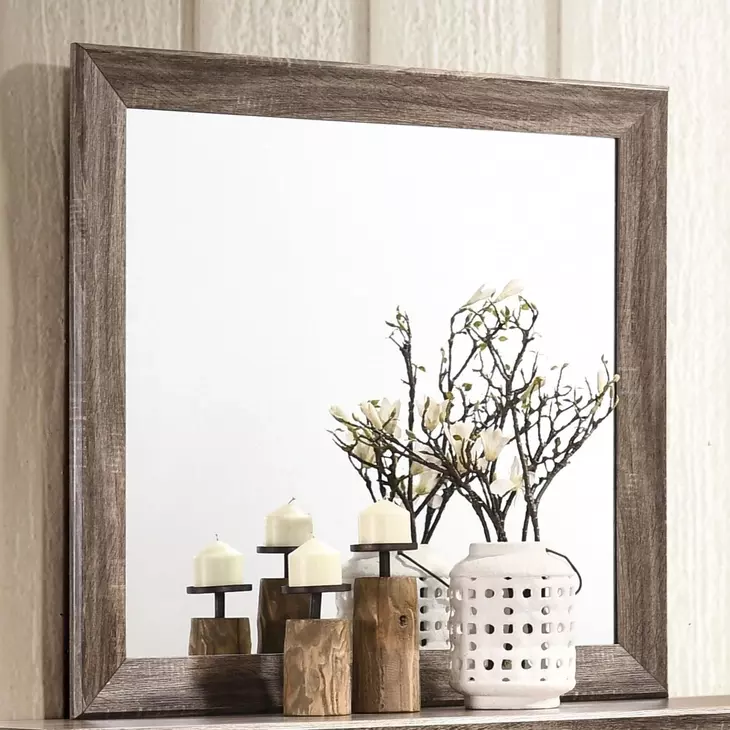 Kauffman Washed Taupe Mirror
