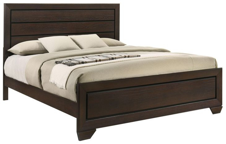 Fenbrook Dark Cocoa King Panel Bed