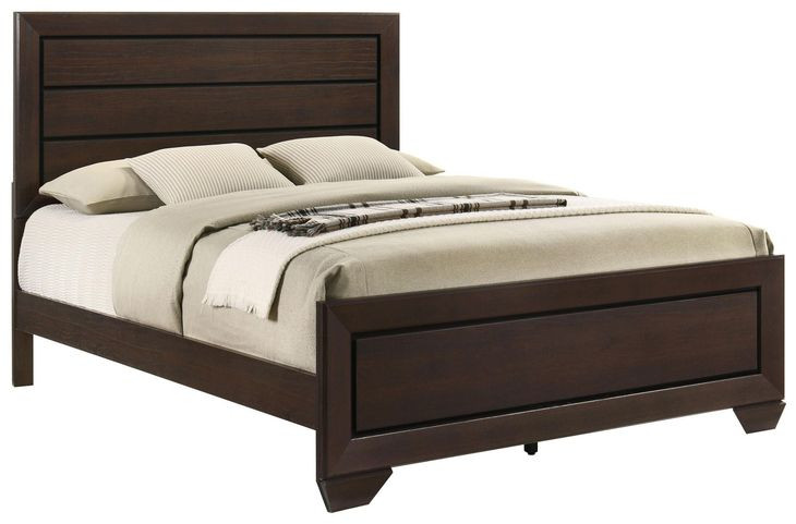 Fenbrook Dark Cocoa Queen Panel Bed