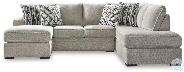Calnita Sisal 2 Piece Sectional with RAF Chaise