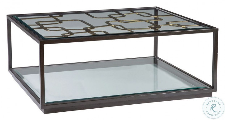 Signature Designs Antique Black Moxie Rectangular Cocktail Table