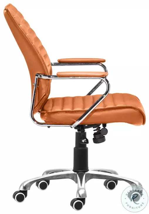 Enterprise Terracotta Low Back Office Chair From Home Gallery